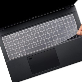 MUBUY Keyboard Cover for Acer TravelMate P2 TMP215-41 TMP215-55 15.6“, TravelMate Vero TMV15-51 15.6", TravelMate P4 16" TMP416-51 TMP416-53 16 "Laptop Keyboard Skin-Clear