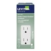 Leviton 15 amps 125 V Duplex White Weather Resistant Outlet