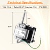 Criditpid 318984-753 HC21ZE117 Draft Inducer Motor Kit for Carrier Furnace,