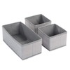 mDesign Set of 3 Storage Boxes - Three Organisers in