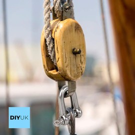 M8 D Shackles with Screw Lock (Pack of: 2) Heavy Duty Steel Durable Hook Ring for Towing and Outdoor Activities DIYUK