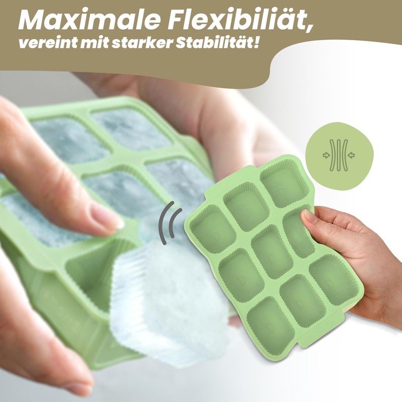Dreiklang - be smart Ice Cube Tray with Lid, Carry