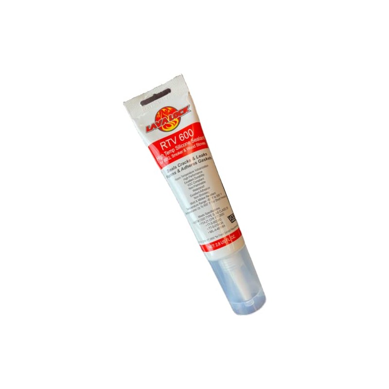 LavaLock High Temp Silicone Adhesive for BBQ Grill & Smoker