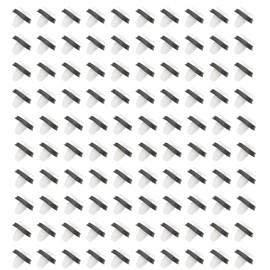 Konuooer Pack of 100 Car Door Trim Clips for F-iat Ducato Boxer Bracket Set, Door Trim Mounting Clips, Door Clips, Bumper Clips 856543 71728806 for Jumper with Rubber Seal 9 mm Hole