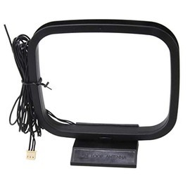 FM AM Loop Antenna with 3 Pin Mini Connector for Sony Sharp Stereo AV Receiver Systems
