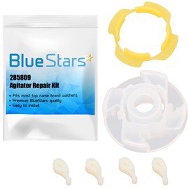 Ultra Durable 285809 Washer Short Cam Agitator Repair Kit by BlueStars - Easy to Install - Exact Fit for Whirlpool & Maytag Washers - Replaces 3951650 3951682 AP3094543 PS334648