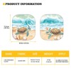 XYZCANDO Beach Turtle Windshield Sun Shade 2-Piece Reflect UV Sun