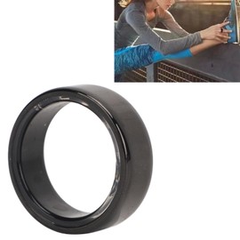 Smart Health Tracker Ring With Bluetooth, Fitness Tracking, Charging Case, IP68 Waterproof for Men and Women, Step Counting (Size 10)