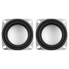 Tiardey 2pcs 4Ohm DIY Small Full Range Audio Speaker Stereo