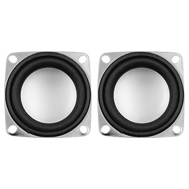 Tiardey 2pcs 4Ohm DIY Small Full Range Audio Speaker Stereo Woofer Speaker for DIY Speakers