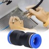 50Pcs Straight Pneumatic Connector Push to Connect Fittings for PU-10