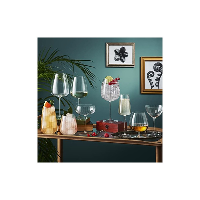 Luigi Bormioli Optica 10.2 oz. Cognac/Brandy,Set of 4