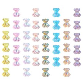 FRCOLOR 320pcs Cartoon Bear Nail Art Decorations Nail Patches for Manicure Multi-Color Designs for Women and Ladies