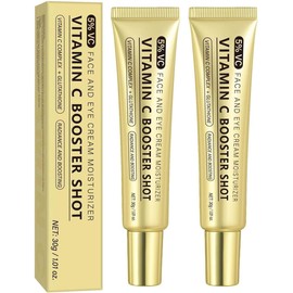 2026 New Vitamin C Booster Shot Serum, 2/3/4Pcs Vitamin C Wrinkle Glowing Essence Cream, Brightening, Moisturizing Glow Toner, Improves Skin Tone & Smoothness (2pcs)
