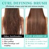 Curling Brush for Defined Curls - Antistatic Styling Brush with