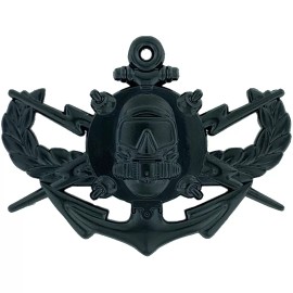 Hazardous Devices Technician HDT "Bomb Squad" Diver Uniform Pin Matt Black
