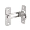 sourcing map Hinged Door Bolt 201 Stainless Steel 70 x