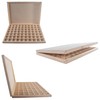 WooDeeDoo Shallow Slim Wooden Box | 70 Compartments | Gemstone