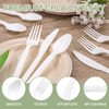 Phyyixs 360 Count Compostable Cutlery Set - 150 Forks, 150
