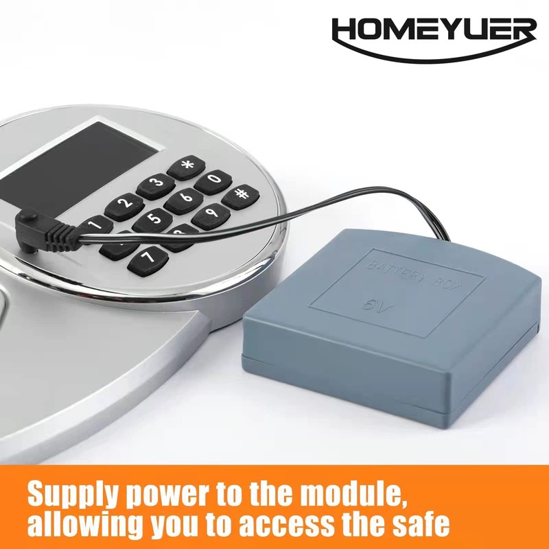 HOMEYUER External Power Supply Box with 2.5mm and 3.5mm Jack