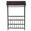 Multifunctional Dark Brown (37 X 20 X 55)cm Bathroom Table