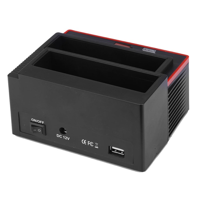 Dual Bay 2.5"/3.5" SATA & IDE HDD Enclosure Docking Dock