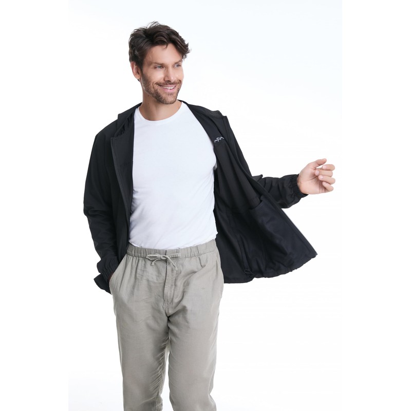 TRAILSIDE SUPPLY CO. Men's Sun Protection Cycling Jacket Lightweight Windbreaker