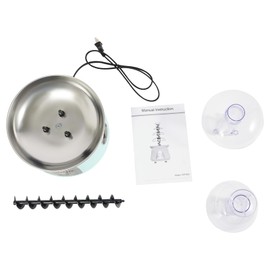 Chocolate Fondue Fountain, 4-Tier 2.2 lb Capacity Electric Chocolate Fondue Fountain Machine Stainless Steel Cheese Melting Heating Machine for Birthday Party Wedding Celebration (Blue)