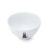 World Create 15118 Indigo Flower Hasamiyaki Rice Bowl, Red