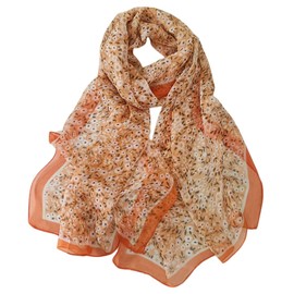 FAIRYGATE Scarf Gifts for Women Womens Scarves Fashion Ladies Scarf Floral Print Scarfs Neck Shawl Wrap Stole for Summer Spring Winter A5305