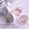 APZDFGIFCD Clear Contact Lens Case, Contact Lens Organizer Case with