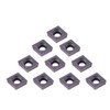 10pcs CNC Carbide Insert Cutter Indexable Lathe Milling Inserts Turning