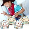 LAEYIAP My First Rodeo Party Paper Gift Boxes,Cowboy Goodie Treat