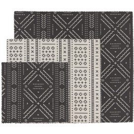 NOW DESIGNS Onyx - Envoltura de cera de abeja (3 unidades), 3 unidades