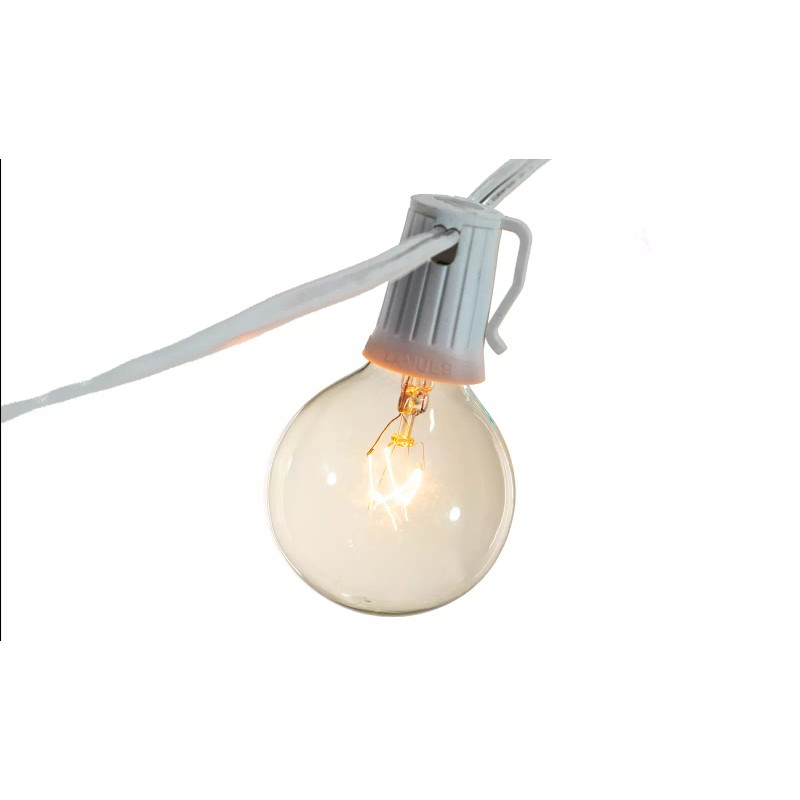 Lee Display G50 Globe Patio Light Bulbs Box of 25