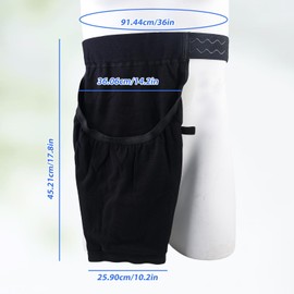 Katheter Beinbeutel Halter, Katheter-Beinbeutelhalter mit Gürtel, Urin-Beinbeutel-Halter Abdeckung Urinbeutelabdeckung Katheter-Ärmeln Katheter-Abflussbeutelhalter für Inkontinenz Urinbeutel(M)