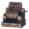 Dollhouse Miniature Cash Register, "Antique"