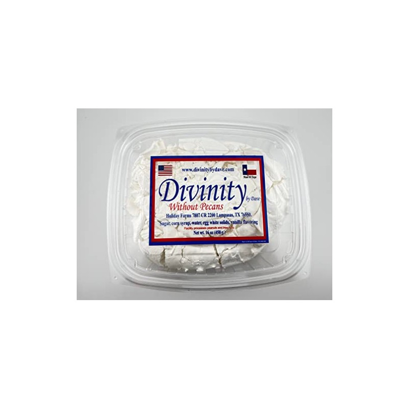 1 Pound Divinity (Without Pecans, 1-1lb box) One Large Piece