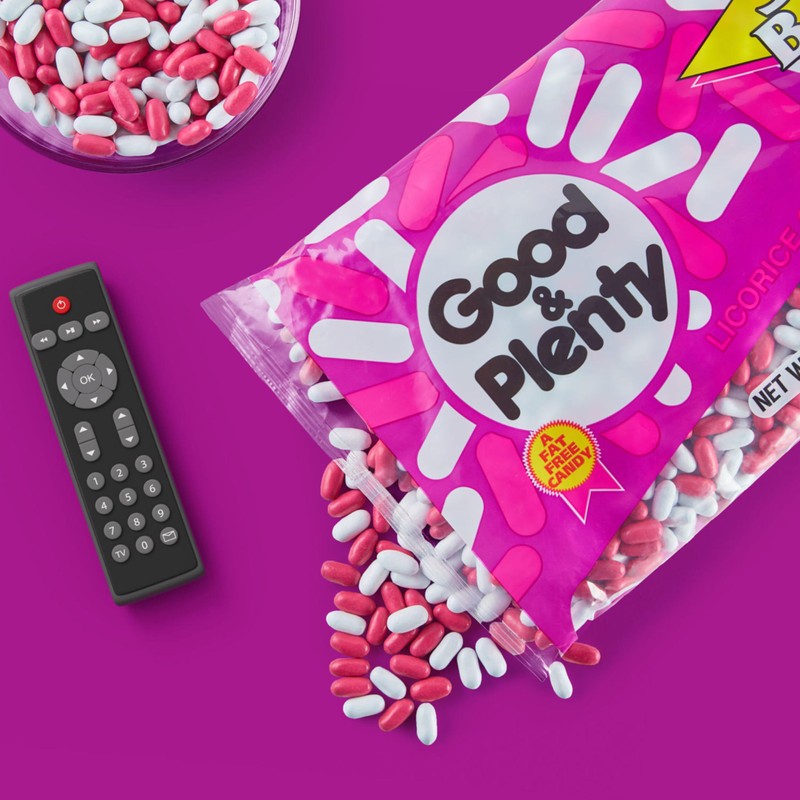 GOOD & PLENTY Licorice Fat Free, Candy Bulk Bag, 5
