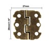 sourcing map Retro Replacement Hinges with Screws 1.14 Inch Antique