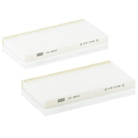 Original MANN-FILTER Interior Filter CU 2214-2 – Cabin air filter set (set of 2) – For passenger cars