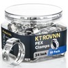 KTROVNN 60 Pack 3/4 Inch PEX Cinch Clamps Rings, Heavy