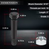 9/16" -18 x 3 Trailer Leaf Spring Shackle Bolt &