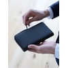 BEAMS HEART Men's Hybrid Long Zip Wallet Pouch, Black, Free
