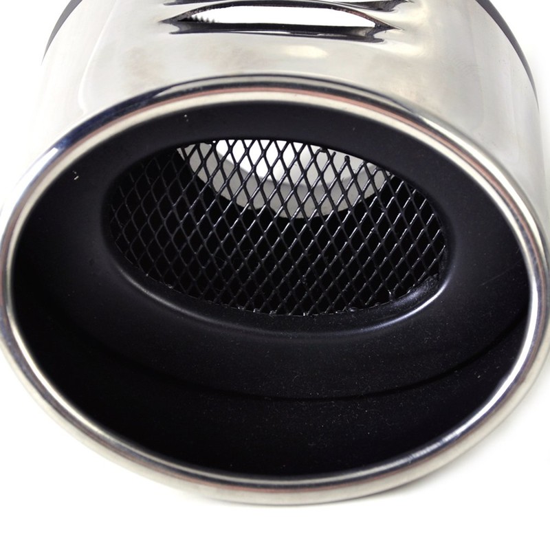 PolarLander 1pc Exhaust Tailpipe Tail Pipe Rear Muffler Stainless Steel