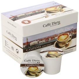 Caffe D'arte Single Serve Coffee, Campania, 12 count