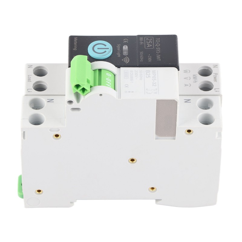 Smart WiFi Circuit Breaker with Metering Remote Control Timer Home