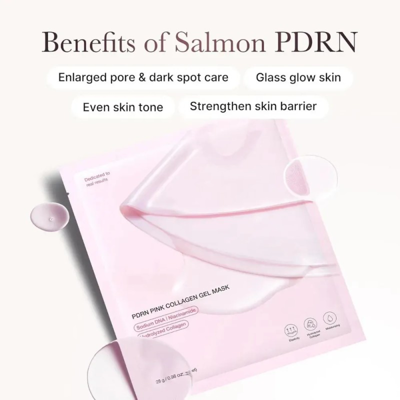 Mascarilla Gel Colágeno Pink Salmon Dna Pdrn