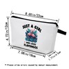 YULUENZE Flamingo Christmas Birthday Gifts Funny Flamingo Makeup Bag Zipper