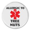 Allergic to TREE NUTS 3" Sew On Patch Medical Alert